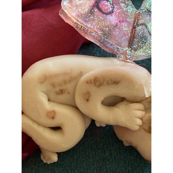 Hand made Fairy Newborn Signed With display case - Picture 3 of 9